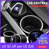 2026 Hot Car Sticker New Car Ashtray LED Portable One Touch Open Automatic Indicator Blue Light For Peugeot 206 307 308 208 407