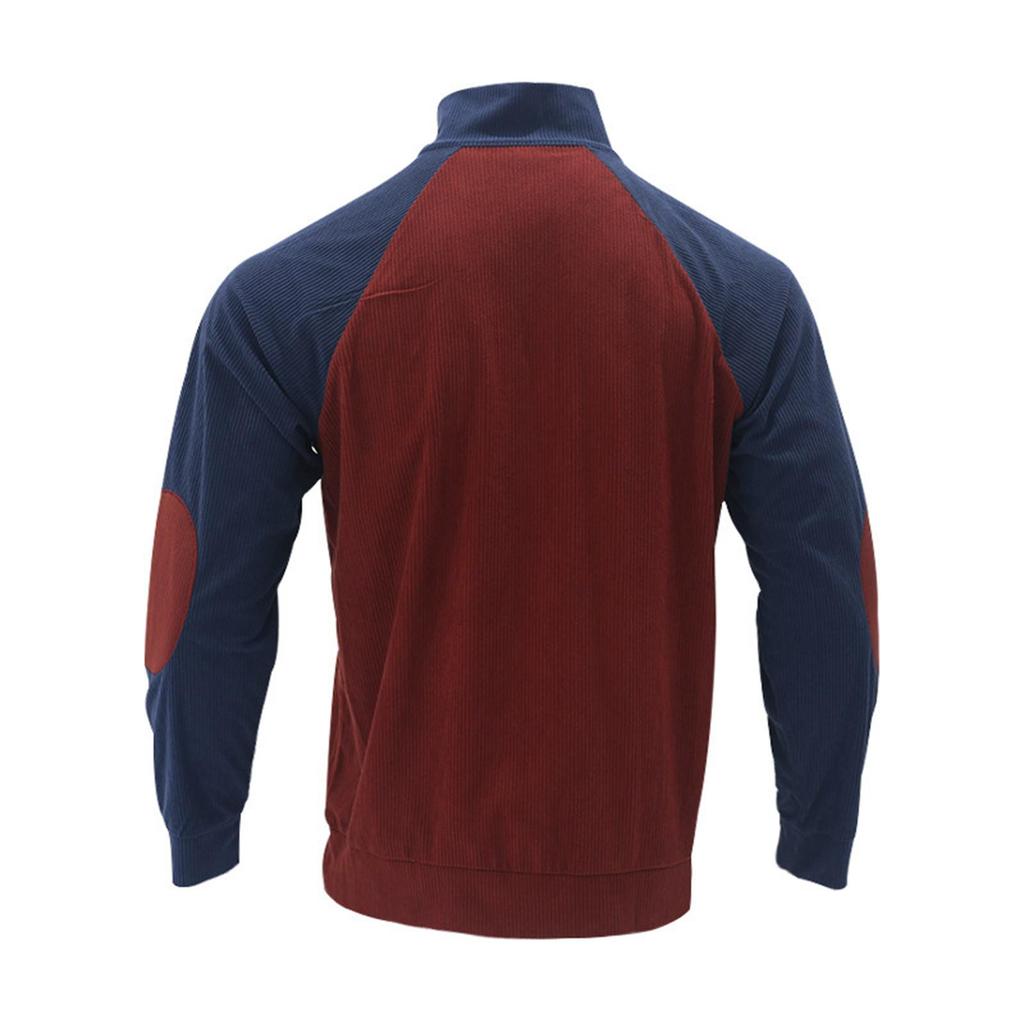 Men's Standing Collar Sweatshirt Is Outdoor Casual Sweaters Tops