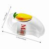 50 шт. Прозрачная коробка для пирога манго большой вместимости, упаковочная коробка в форме фрукта, сыр