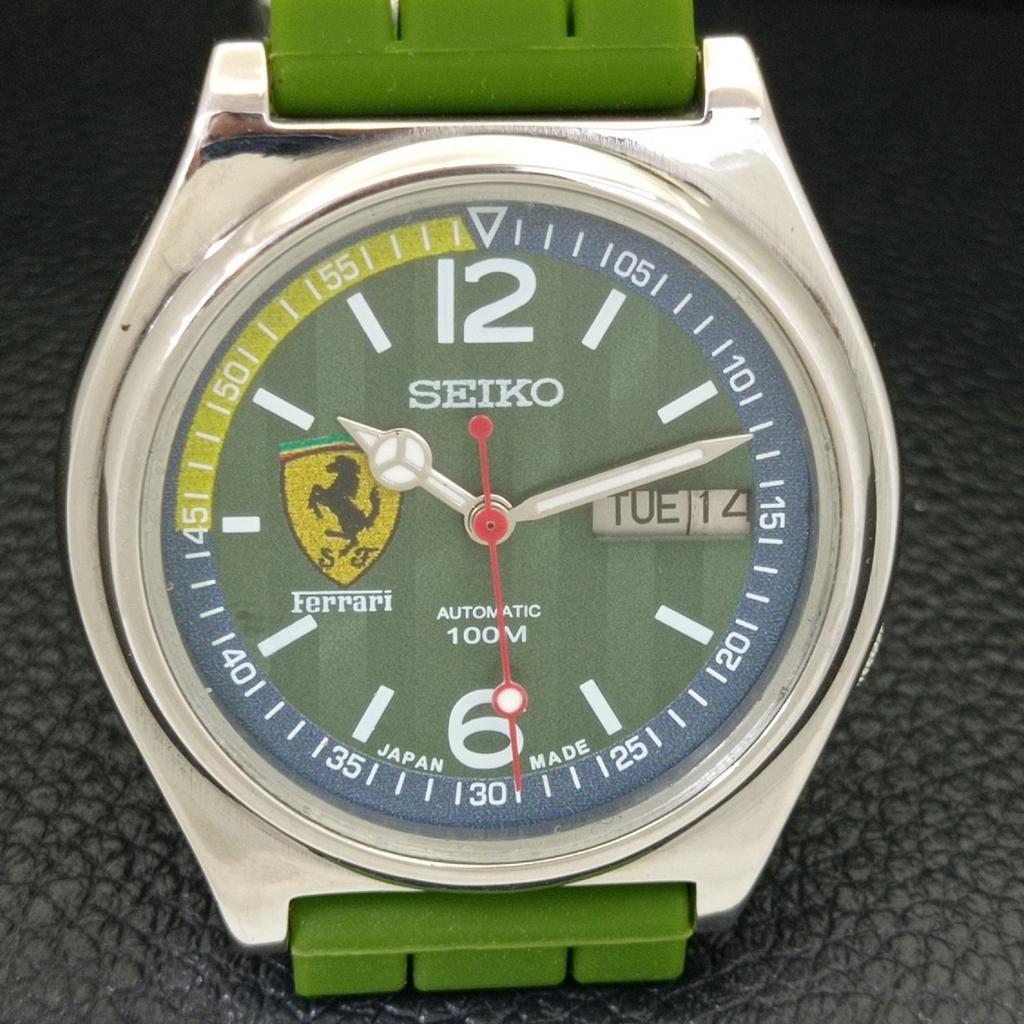 ВИНТАЖНЫЕ МУЖСКИЕ ЧАСЫ SEIKO AUTOMATIC 7009A JAPAN С ЦИФЕРБЛАТОМ FERRARI a700436-5 R203-a700436