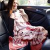1pc Cute, Pink, Kitty RV Blanket, Digital Printed Flannel Blanket, Multi-Purpose Four Seasons Hypoallergenic Quilt for Sofa, Bed, Office, Pi