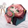 1pc Adorable Pink Hair Girl with Cute Teddy Bear, Automatic Opening Umbrella, Portable Tri-Fold Design, 8-Bone Iron Frame, Outdoor Umbrella, Perfect G
