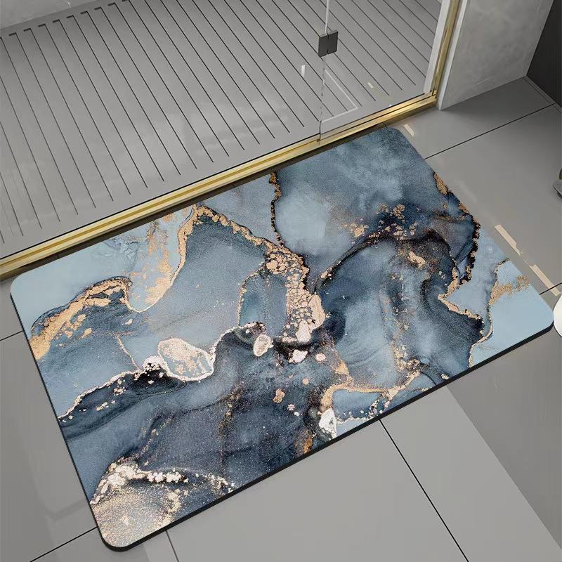 Light Luxury Bathroom Bathroom Door Mat Diatom Mud Bathroom Toilet Mat New