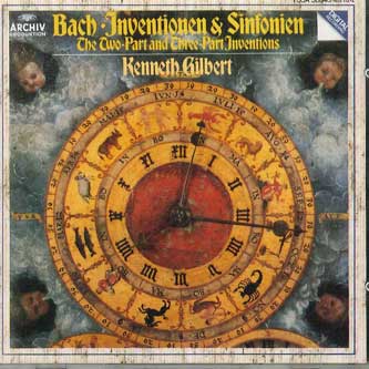 CD GILBERT - Инвенция и Симфония F35A50043 ARCHIV Япония Классика Б/у
