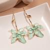 Zinc Zinc Alloy Floral Pendant Earrings Big Flower Stud Earrings Enamel Flower Drop Earrings  Vacation