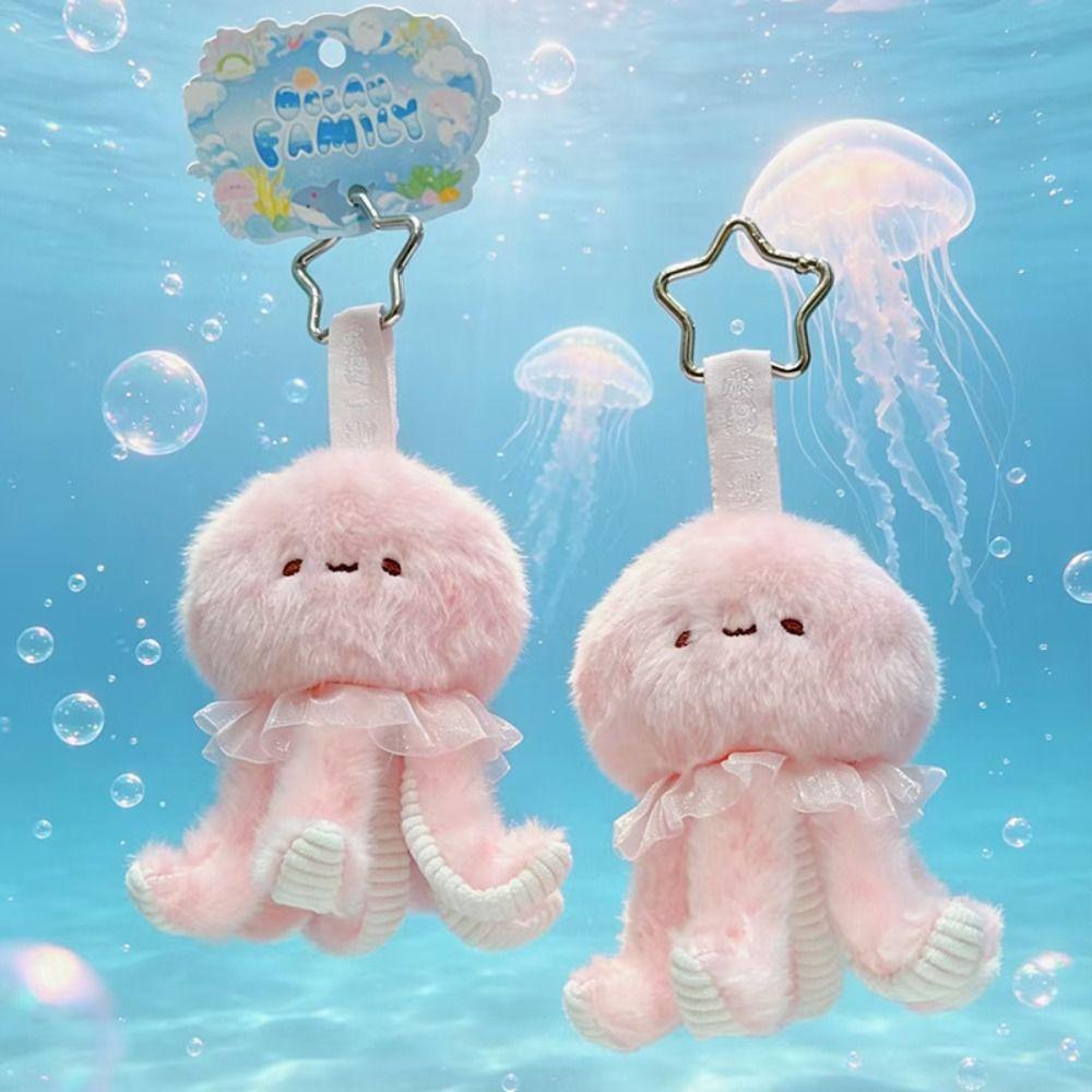 Soft Plushie Shark Seal Keychain Stuffed Animal Turtle Keychain Ocean Animal Plush  Backpack