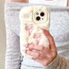 Защитный чехол-облачко с мультяшным бантом из плюша для iPhone 17 Pro Max
