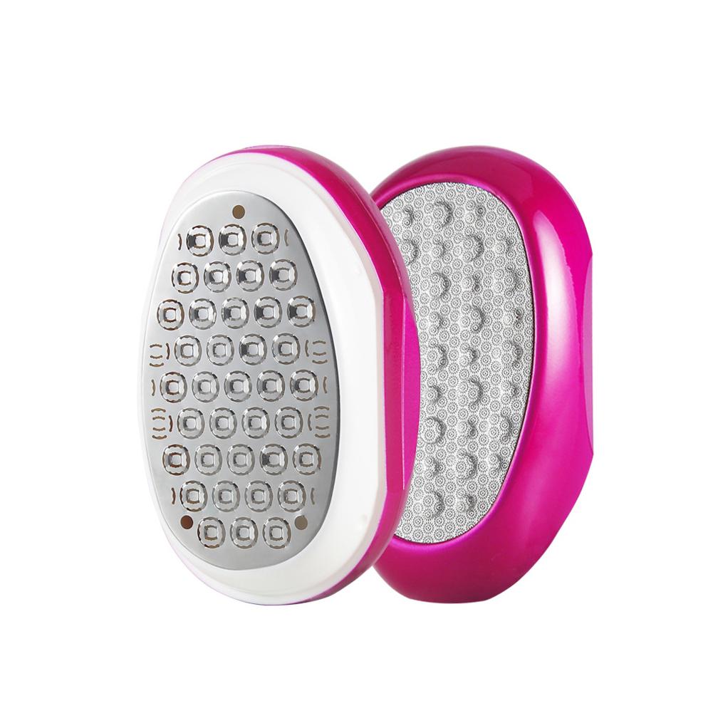 3-в-1 шлифовальная машинка для ног из нержавеющей стали, отшелушивающая пилка для ног, моющаяся, прочная, ручная, домашний инструмент для ухода за ногами