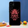 Японская маска Они самурая Чехол для телефона Для Samsung Galaxy S24 Ultra S9 S10 S20 FE S22 S21 S23 Plus S25 Ultra Чехол Coque
