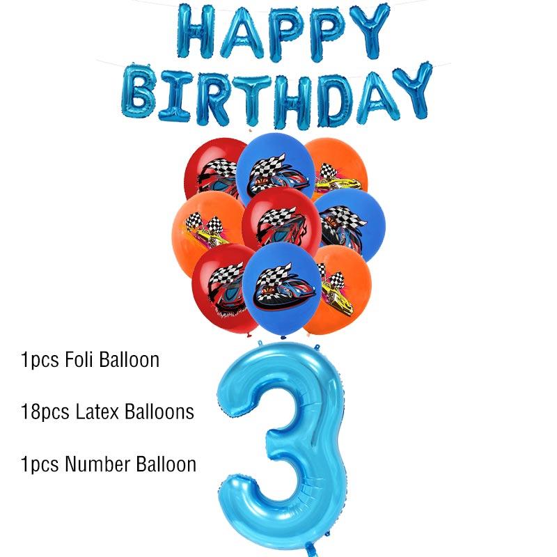 Boy Car Birthday Decoration Set Party Supplies Wheels Birthday Party Theme Cup Plate Napkin Tableware Banner Ballon Deco For Kid