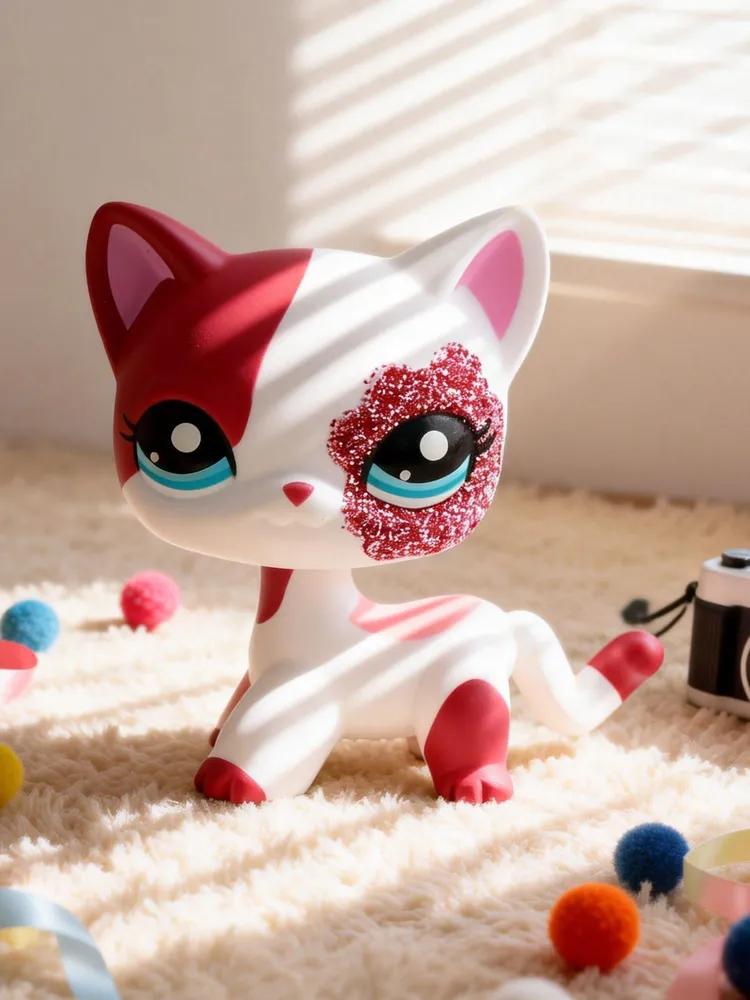 Зоомагазин № 2291, игрушки lps, Короткошерстная кошка, подарок для девочки (С упаковочным пакетом)