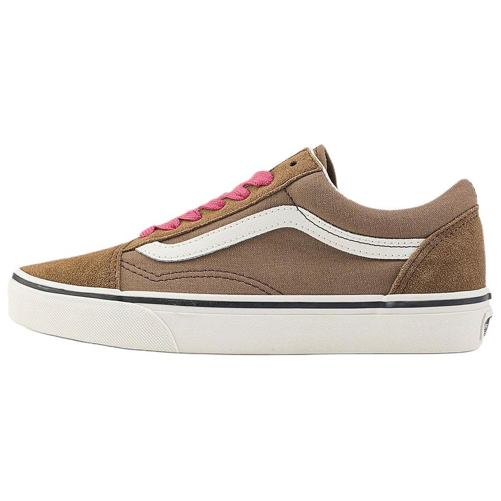 Vans Old Skool Versatile Comfortable Low-Top Skate Shoes Unisex Sneakers Brown VN000D6WRPK