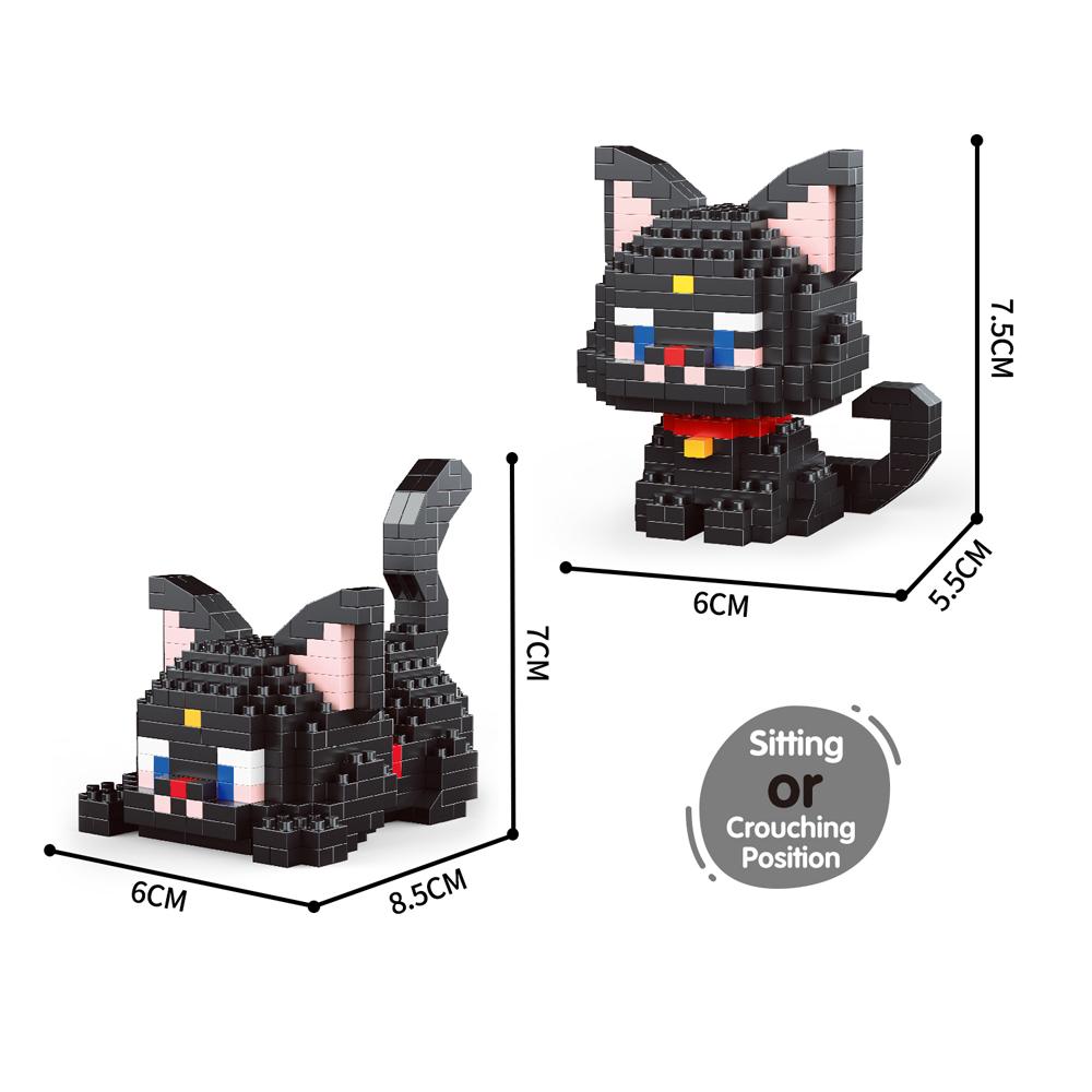 Набор игрушек-конструкторов Orange Cat Micro Mini: Создайте один из двух очаровательных стилей, несколько цветов для бесконечного веселья. Подарок