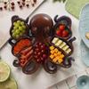 Сырная доска с морской тематикой Уникальный подарок для любителей морепродуктов Новинка Уникальный поднос-доска для сыра, мясных изделий, фруктов