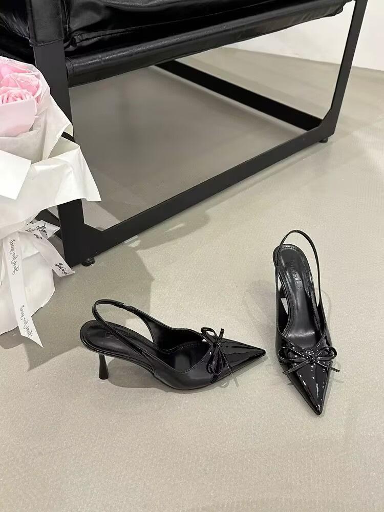 Французские туфли на высоком каблуке, сумка, сандалии с головой, сказочные туфли, новинка 2025, весенне-летний темперамент, знаменитость, телесные остроносые туфли-лодочки