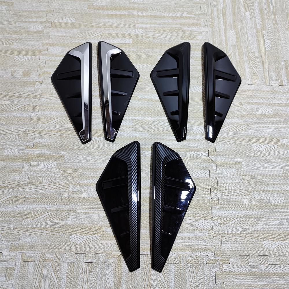 2Pcs Car Modified Side Spoiler Wind Knife For BMW X5 G05 X5M F95 2019-2025 Side Fender Vent Decoration Stickers Car-Styling