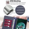 Чехол-кошелек с защитой от кражи RFID для Vivo Y31 Y51 2020 V21E V21 V20 SE V23E Honor 50 10X Lite 7A 8A, чехол из искусственной кожи, 6 слотов для карт, бампер для телефона