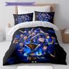 Inter Milan  Pattern Bedding Quilt Set Quilt Cover Pillowcase Home Decoration Birthday Gift (1 * duvet cover + 2 * pillowcase, without core)