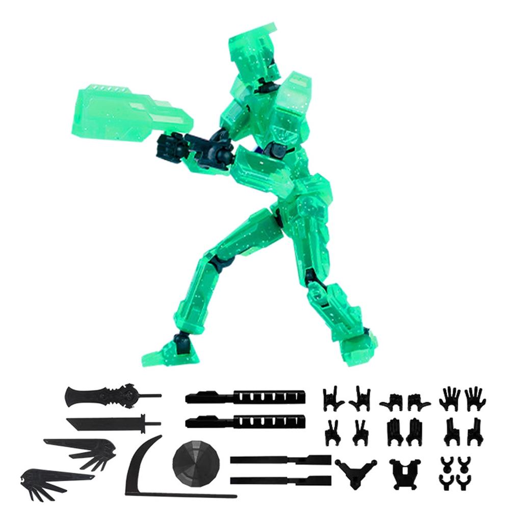 Joint Movable 3d Printed Doll Toy, Creative Decompression Desktop Ornament