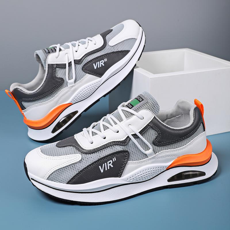 Men Shoes Autum Winter Striped Design High Top Casual Fashion Leather Chunky Sneakers Increased Platform Running Shoe