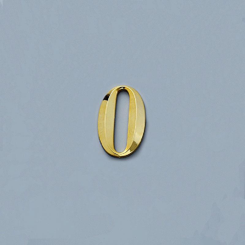 House Number Stickers 3D Self Adhesive Door Plate Sign Digits Apartment Hotel Office Door Address ABS Plastic Label 5cm Silver