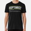 HOPTIMIST Определение для Любителей Крафтового Пива Футболка S5XL Лучшая Футболка Унисекс Футболка