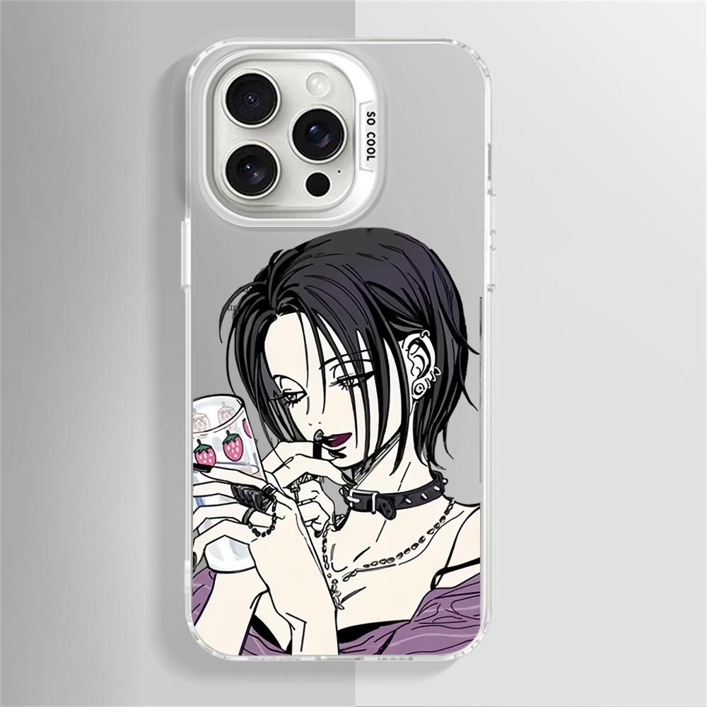 Чехол для телефона Nana Anime для iPhone 16 11 12 13 14 15 Pro Max Plus 7 8 X Xr Xs Anti-Drop Shockprooll с твердой задней крышкой
