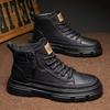 Ботинки Мартин на мягкой подошве, новая осенняя модель, ретро мужские туфли, рабочие высокие кожаные ботинки, нескользящие ботинки для инструментов, повседневные короткие ботинки