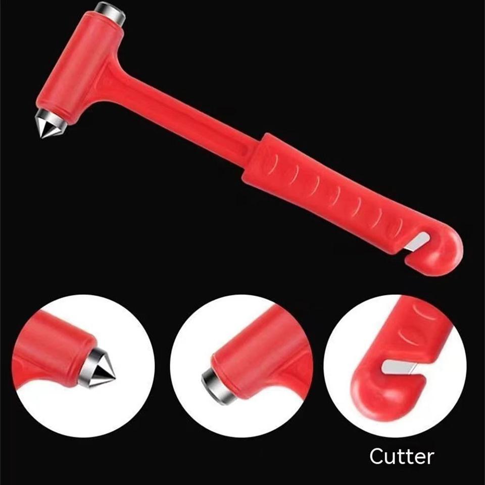 Автомобильный молоток безопасности Инструмент для разбивания стекла автомобильного окна Резак для ремня Автомобильный аварийный молоток безопасности для эвакуации Разбиватель стекла лобового стекла