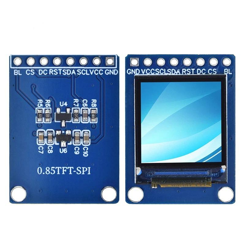 1 шт. 128x128 Spi Gc9107 Контроллер TFT Экран 0,85 Дюйма IPS LCD Дисплей Модуль Проект DIY Esp32 Для Raspberry Pi