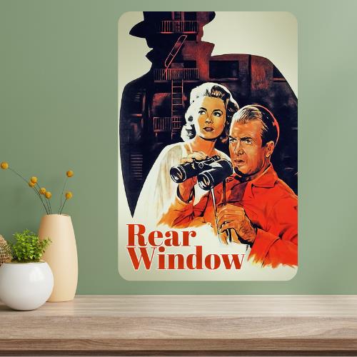 Rear Window Classic Movie Metal Poster Sign