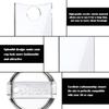 Name Plate for 30 Oz Stanley Cups,12 PCS Acrylic Nameplate Personalized Name Tag Blank Compatible with Stanley Tumbler Topper Lid Accessories