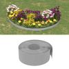 VidaXL Garden Edging 5 Pcs Grey 10 M 20 Cm Polyethylene 3155455