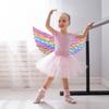 Детский костюм ангела с крыльями ангела, реквизит для косплея принцессы на Хэллоуин, Рождество, день рождения