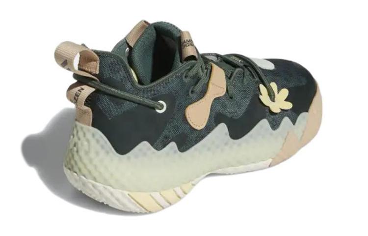 adidas Harden Vol.6 Нескользящие, износостойкие, дышащие низкие баскетбольные кроссовки для выступлений Зеленые Унисекс GV7058