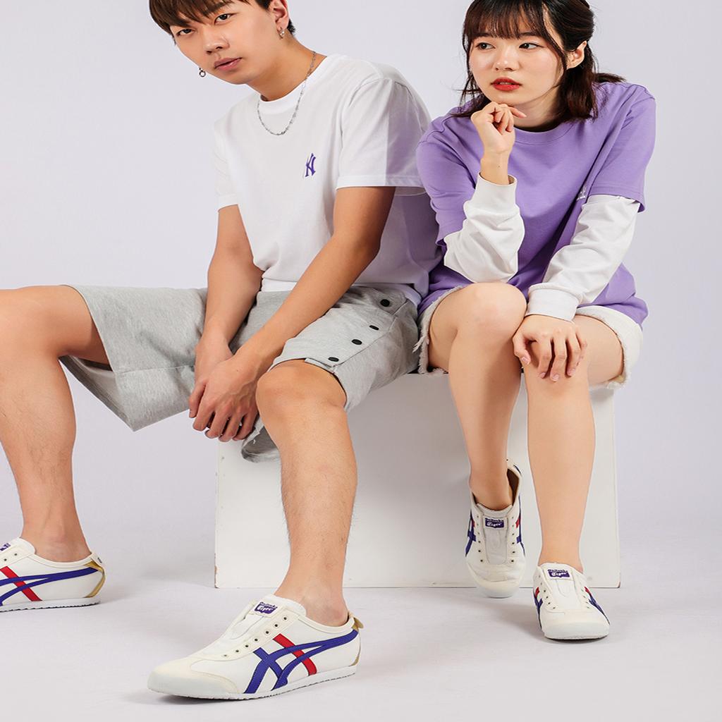 ONITSUKA TIGER Кроссовки-слипоны унисекс цвета тунца кремового цвета Mexico 66 1183B475-100