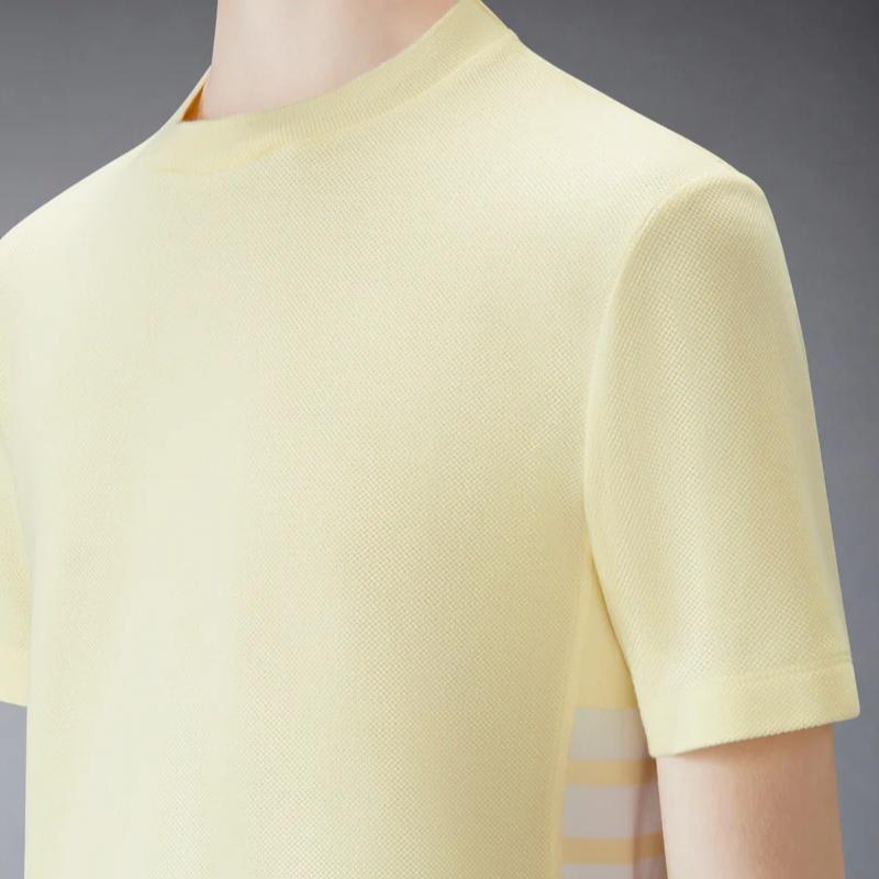 (WMNS) THOM BROWNE Short Sleeve T-Shirt 'Yellow' Women's FJS207A-00050-740