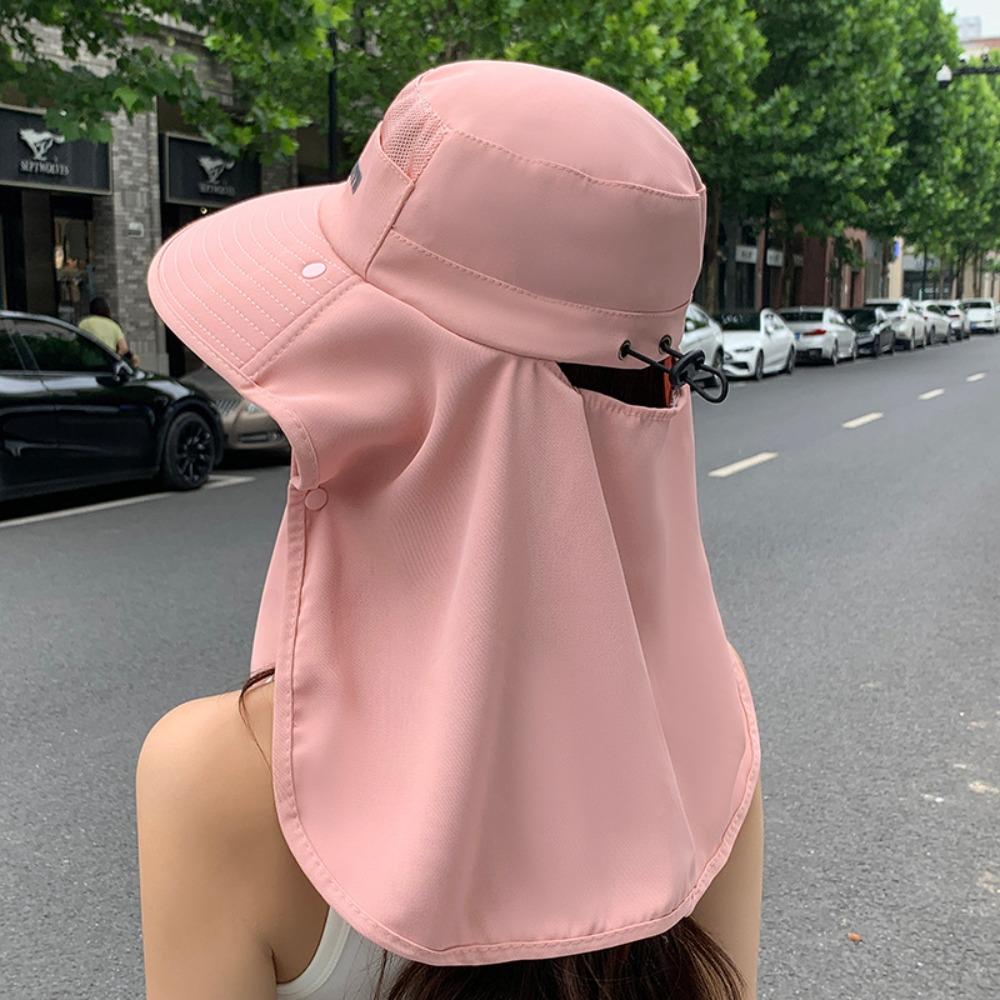 Sun Protection Fisherman Shawl Hat Breathable Mountaineering Cap Casual Sun Protection Cap Women