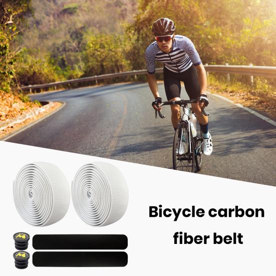 1 Set Bike Handlebar Strap Shock-absorbing Sweat-absorbing Non-slip Buffering Mountain Bike Handle Wrap Cycling Accessories