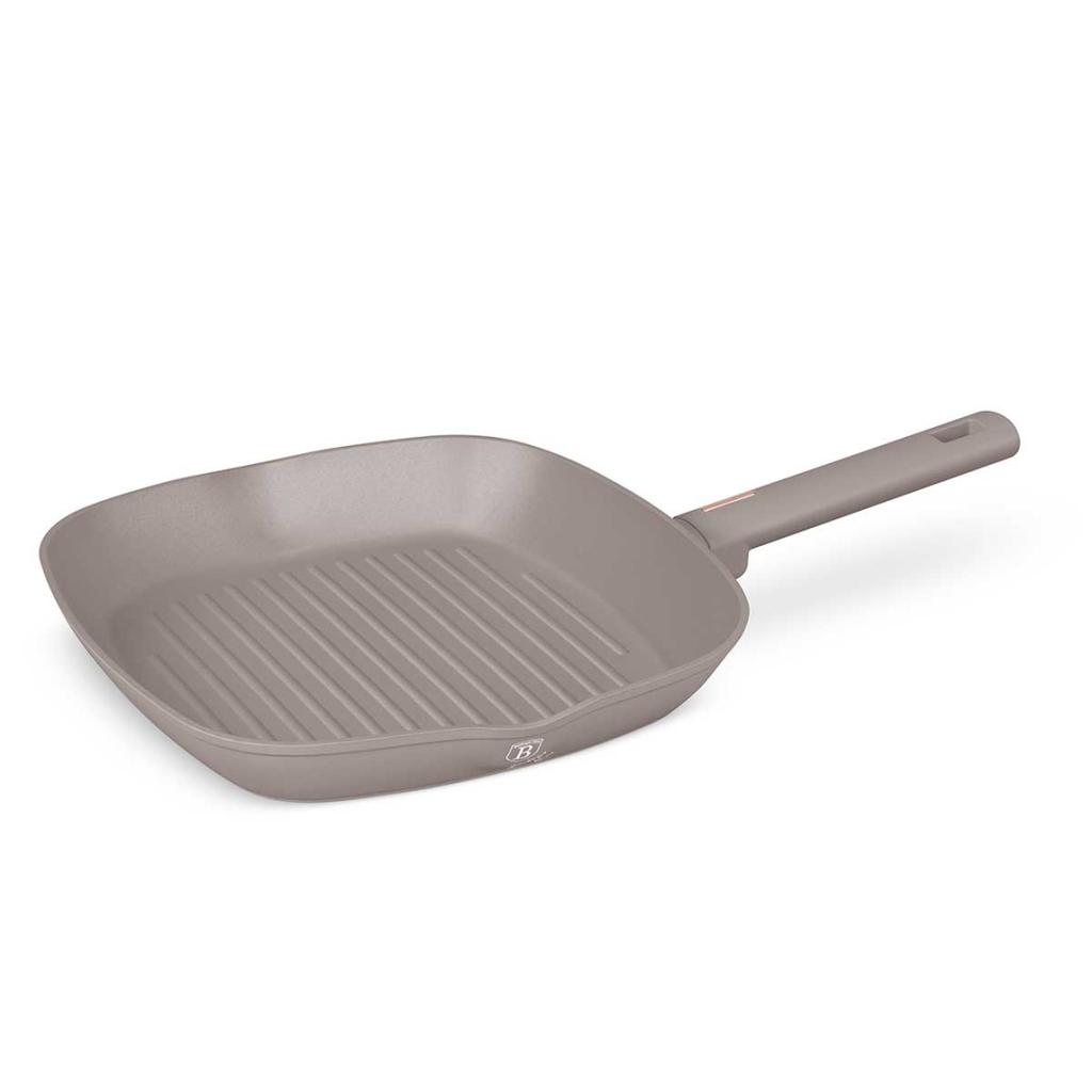 TITANIUM GRILL PAN 28cm BERLINGER HAUS BH-8096 TAUPE