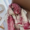 2024 Autumn/Winter New Imitation Cashmere Exterior Warm Office Versatile Extended Thick Scarf Air Conditioning Room Shawl for Women