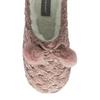 Dunlop Womens/Ladies Textured Knit Mule Slippers