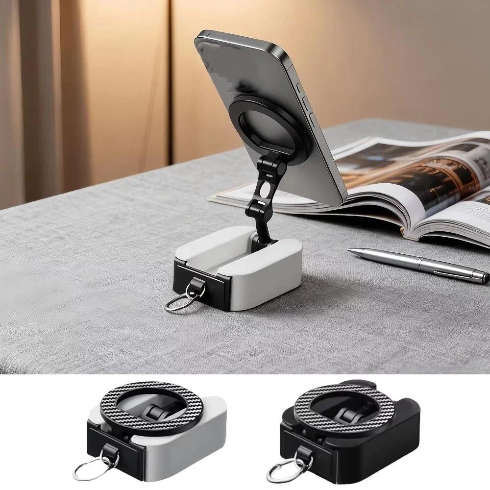 Rotatable Magnetic Phone Holder Foldable Phone Stand Pocket-Sized Car Phone Holder Travel