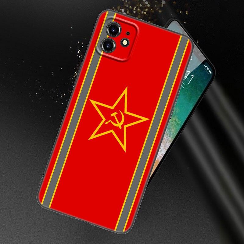 Чехол для телефона с национальным гербом и флагом России для Apple iPhone 13 12 Mini 11 Pro XS Max XR X 8 7 6S 6 Plus SE 2022 2020 5S 5, мягкий чехол