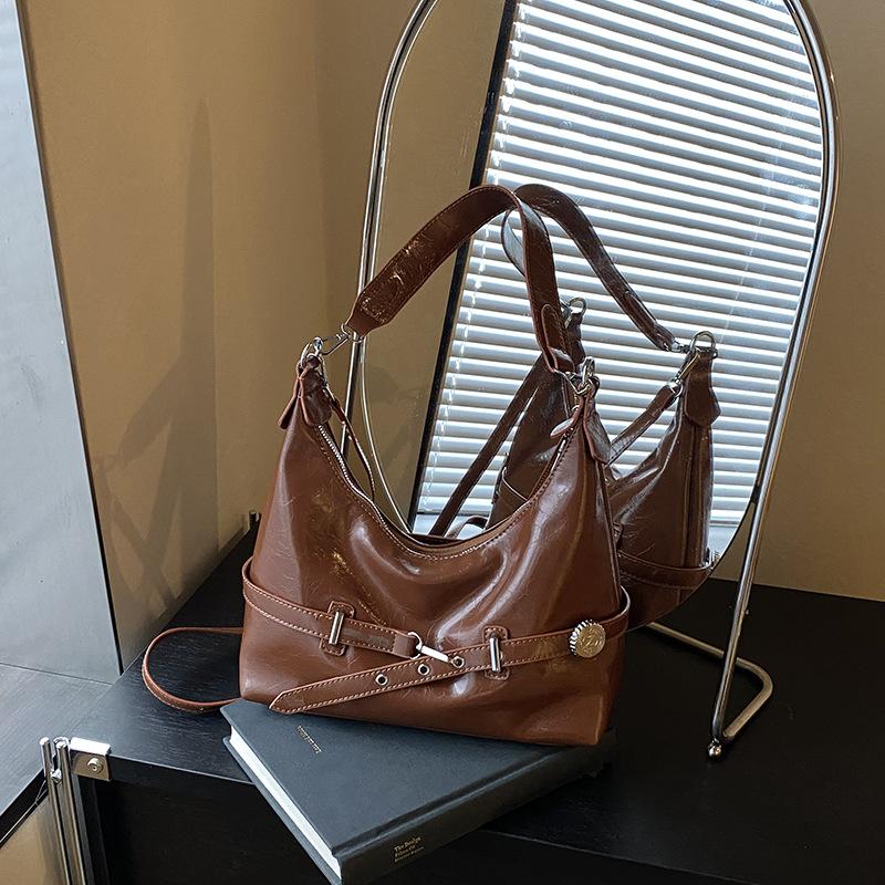 Премиальная ретро сумка подмышку женская новая модная сумка через плечо для通勤 нишевая сумка-мессенджер для通勤