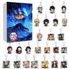 Christmas Demon Slayer Keychain Toy Gift With Acrylic Characters Accessories