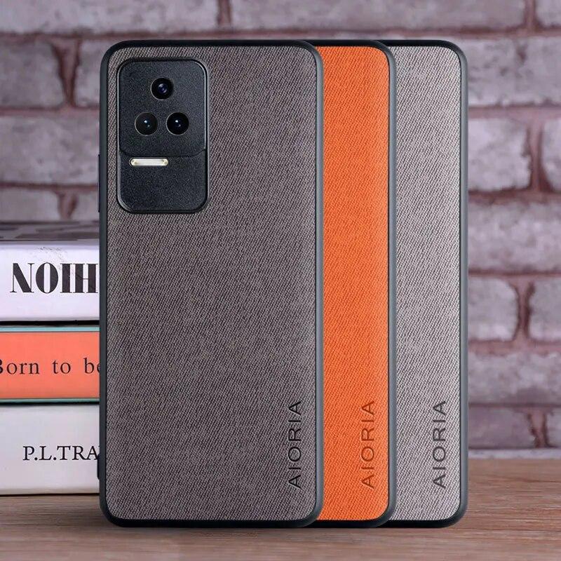 Case for Xiaomi Redmi K50 Pro 5G coque Luxury textile Leather skin soft hard phone cover for xiaomi redmi k50 case funda capa