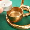 Star Candle Holder Metal Gold Christmas Tealight Candle Stand
