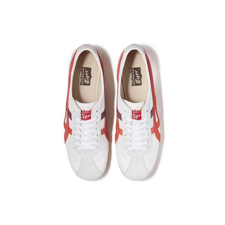 Onitsuka Tiger Limber 66 Prestige White Orange Red Women's Low Top Retro Lifestyle Sneakers 1182A096-102
