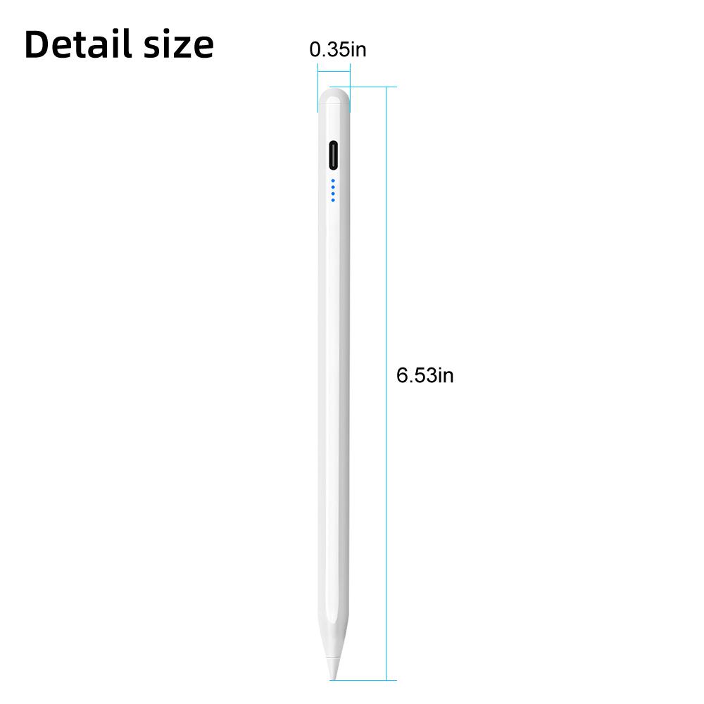 Stylus Pen for iPad Pro 11 12.9 Air 4/5 7/8/9/10th Mini 5 6 2018-2022 Pencil with Palm Rejection Tilt